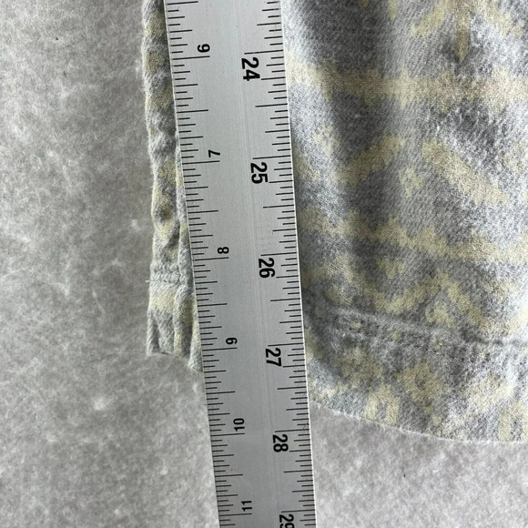 Talbots Pajama Pants Womens L Blue Ivory Snowflake Print Loungewear Pull On - Picture 4 of 10